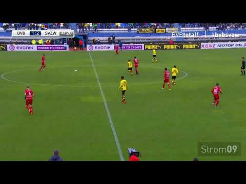 PIERRE EMERICK AUBAMEYANG GOAL 2-2 BVB VS. SVZW || TESTSPIEL || MARBELLA 2018