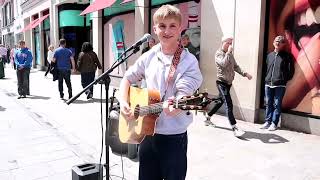 Happy 17th Birthday Rhys McPhillips who performs "The Whole Of The Moon" and stops for a chat