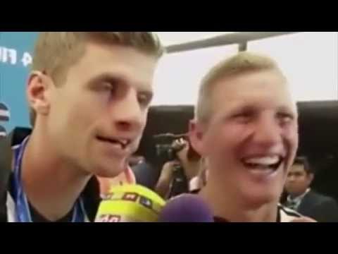 WM 2014 Interview Thomas Müller veräppelt kolumbianische Reporterin