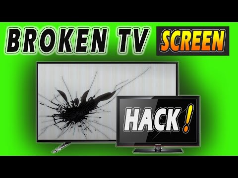 DIY | BROKEN TV SCREEN | Smart Tv Hack