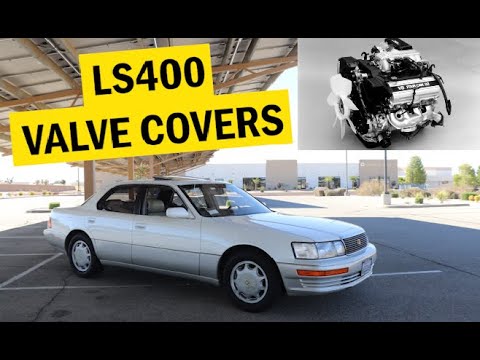 LEXUS LS400 VALVE COVER GASKETS HOW TO
