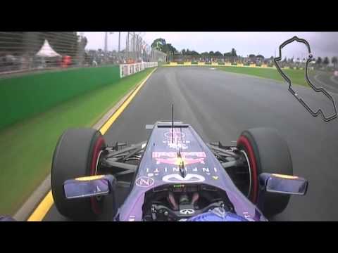 Australia 2013 -  Sebastian Vettel  Pole Lap