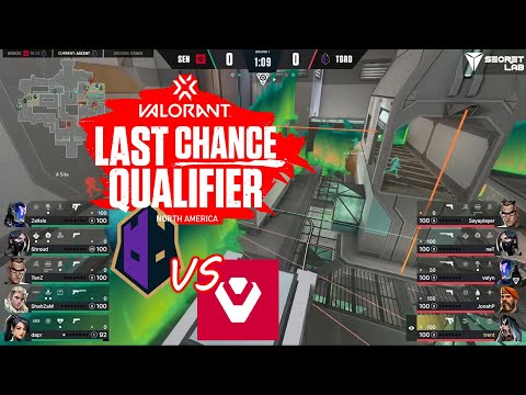 Sentinels vs The Guard - VCT NA Last Chance Qualifier 2022 - Day 1 Map 3 IceBox