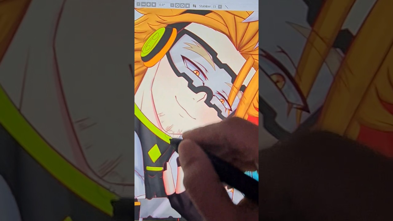 Drawing Cyberpunk Dabi & Hawks | #myheroacademia #bnha #mha #fanart #digitalart #dabihawks #art