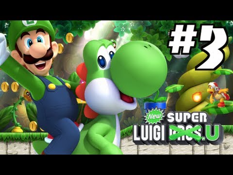 New Super Luigi U - World 3: Sparkling Waters Walkthrough / Let's Play #3