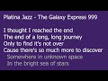 The Galaxy Express 999 Karaoke Lyrics