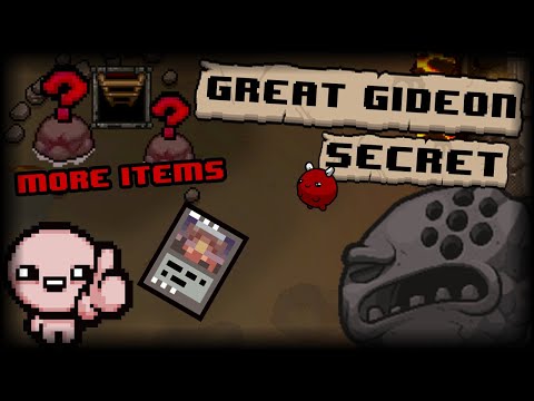 GREAT GIDEON Secret Easter Egg - The Binding of Isaac: Repentance [MORE ITEMS]