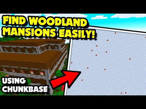How to Find a WOODLAND MANSION VERY EASILY Using Chunkbase! | Minecraft 1.19+ Java & Bedrock