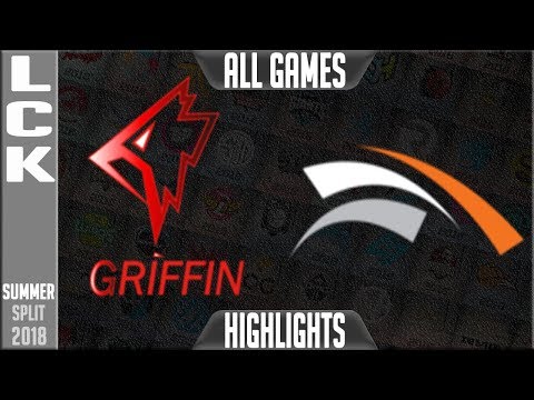 GRF vs HLE Highlights ALL GAMES | LCK Summer 2018 Week 1 Day 1 | Griffin vs Hanwha Life Esports
