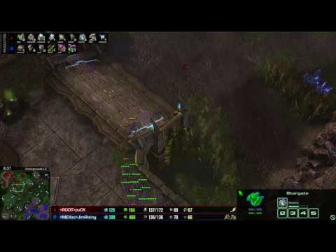Starcraft 2 - PvZ - puCK vs JimRising on Honorgrounds