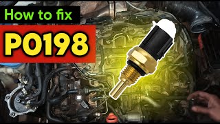 dtc p0198 quickly Fix