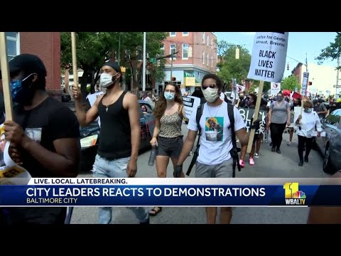 Police arrest 14 people, find several properties damaged after Saturday's protests in Baltimore