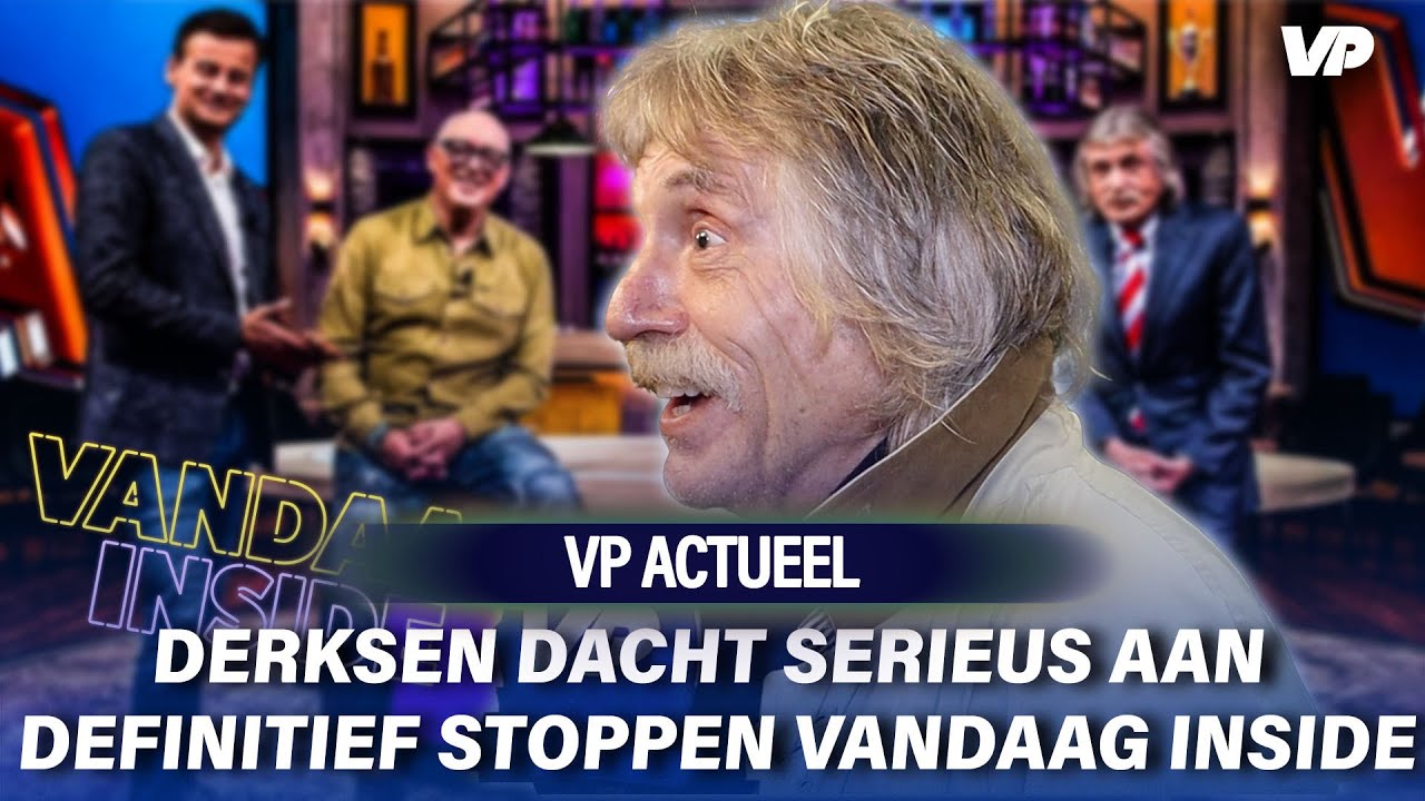 Thumbnail for article: Derksen reageert op Vandaag Inside-rel: 'Altijd dat stoken en sarren..'