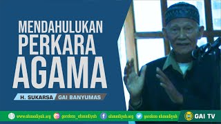 URUSAN AGAMA SERINGKALI KALAH DENGAN URUSAN DUNIAWI