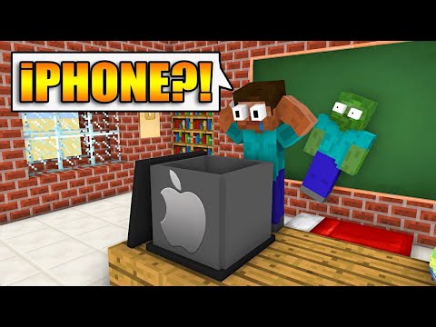 Monster School_ FREE GIFT   UNBOXING THE NEW iPhone FROM APPLE - Minecraft Animation