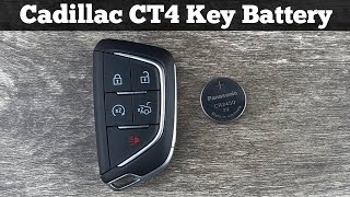 2020 - 2024 Cadillac CT4 Key Fob Battery Replacement - How To Change Or Replace CT4 Remote Batteries