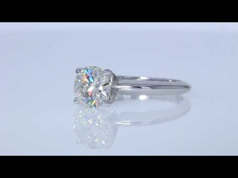 1.36CT Round Brilliant Solitaire Diamond Engagement Ring GIA Cert/Appr $14K $5995