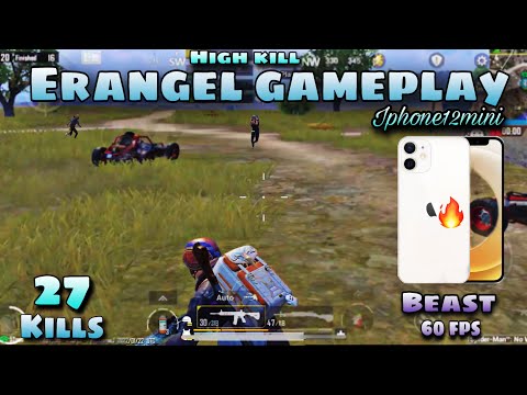 iPhone 12 mini bgmi gameplay🔥l 27 kills l Erangel gameplay - Spider-Man No Way Home l Deadshotrambo
