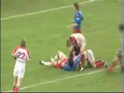 KC try vs Stade Francais