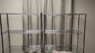 Walmart vs Amazon Basics 5 Tier Wire Shelf Unit Comparison