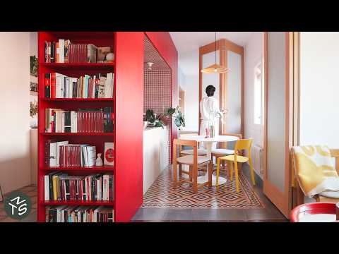 Colour and Clever Design Transform Compact 1930’s Spanish Apartment, 60sqm/646sqft