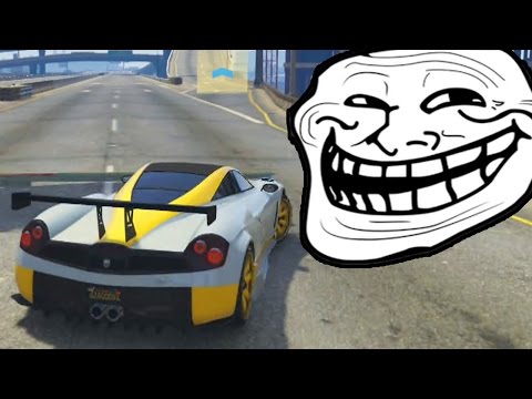 CARRERA SUPER TROLL!!! CUIDADO!! - Gameplay GTA 5 Online Funny Moments (Carrera GTA V PS4)