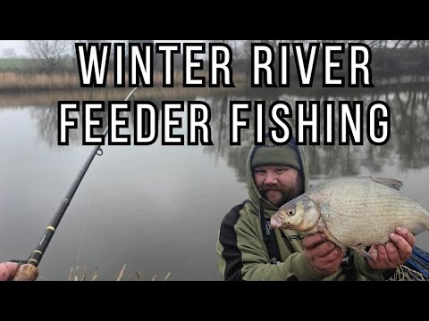 RIVER FEEDER FISHING IN WINTER