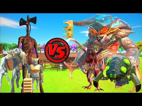 SIREN HEAD, PRIMATES & INFERNALS ATTACK RANTHORN'S FORT - ANIMAL REVOLT BATTLE SIMULATOR