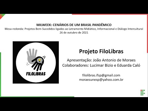 FILOLIBRAS no MILWEEK 2021: CENÁRIO DE UM BRASIL