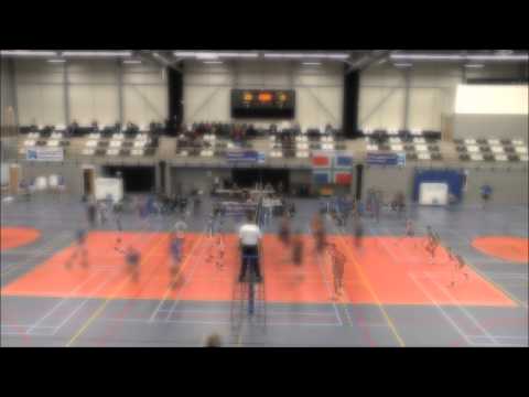 Abiant Lycurgus tegen het Talentteam Papendal op 14 februari 2015 in Groningen