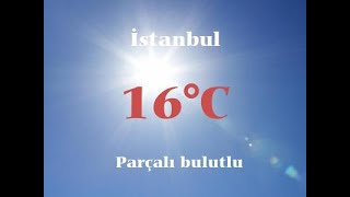 İSTANBUL Hava Durumu 15 günlük