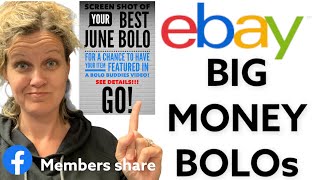 BIG MONEY ebay BOLOs BOLO items shared by BOLO Buddies Facebook group members What Sold!