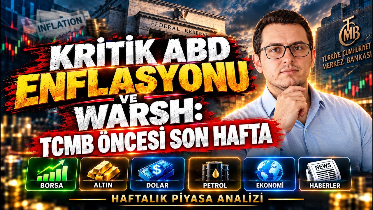 Kritik ABD Enflasyonu ve Warsh: TCMB Öncesi Son Hafta | Haftalık Piyasa Analizi