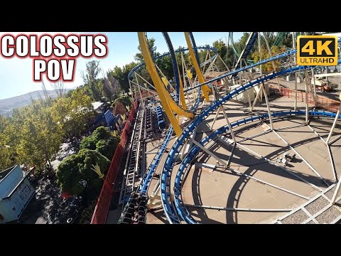 Colossus the Fire Dragon POV (Back, 4K 60FPS), Lagoon Schwarzkopf Double Looper | Non-Copyright