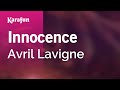 Innocence Avril Lavigne Karaoke Version KaraFun