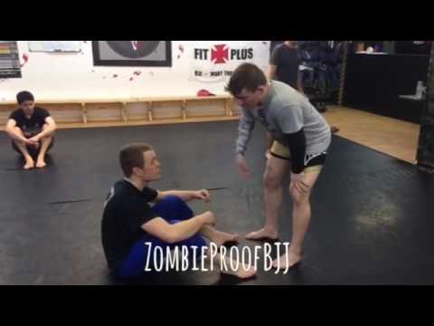 Super Sneaky North South Choke Off Kimura Grip - ZombieProofBJJ (NoGi)