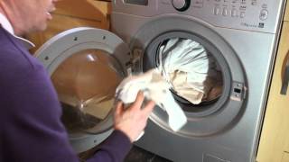 Removing collar and underarm stains from clothes