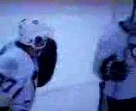 Crosby Laughs b/c guy scored on his own net!