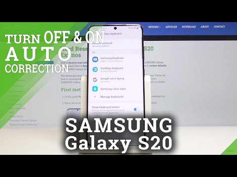 How to Turn On SwiftKey Autocorrection on SAMSUNG Galaxy S20 – Enable Auto Predictions