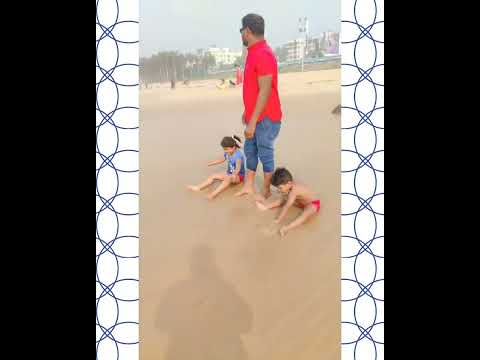 kids are enjoying in RK Beach🏖