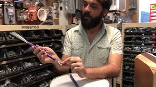 Video thumbnail for Vassourinha Vic Firth Heritage Brush HB by Txai Drums