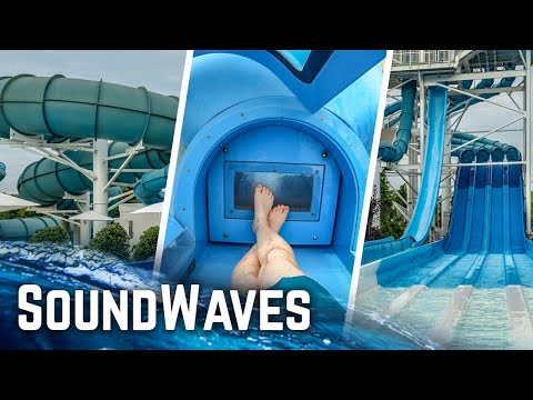 Giant Water Park Resort! SoundWaves at Gaylord Opryland - All Slides