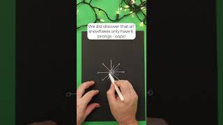 How to draw a snowflake - easy step-by-step tutorial