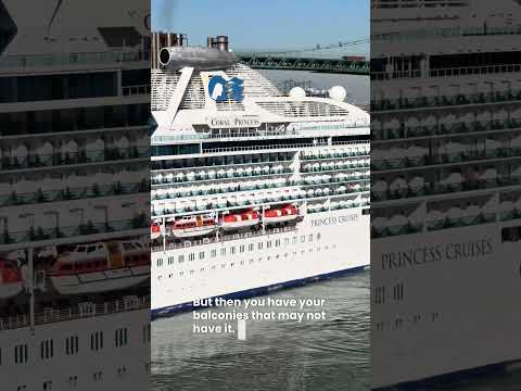 Thumbnail for Not All Balconies are the Same, Princess Cruise Lines. #cruise #cruiseship #cruisetips