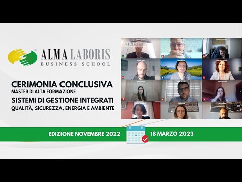 Cerimonia Conclusiva 18 Marzo 2023 - Master Sistemi Integrati - Edizione Novembre 2022
