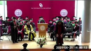 OU-TU School of Community Medicine Commencement for the Class of 2021