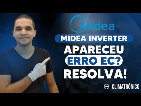 Vídeo: Midea Inverter: Diagnóstico EC e 8 passos práticos e soluções