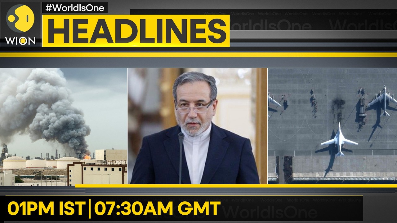 Russia Downs Hundreds of Ukrainian Drones | Iran Fires 7 Missiles Toward Kuwait | WION Headlines