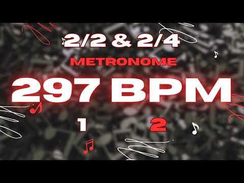 297 BPM - 2/2 & 2/4 Metronome