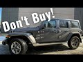 Don't buy a Jeep Wrangler!